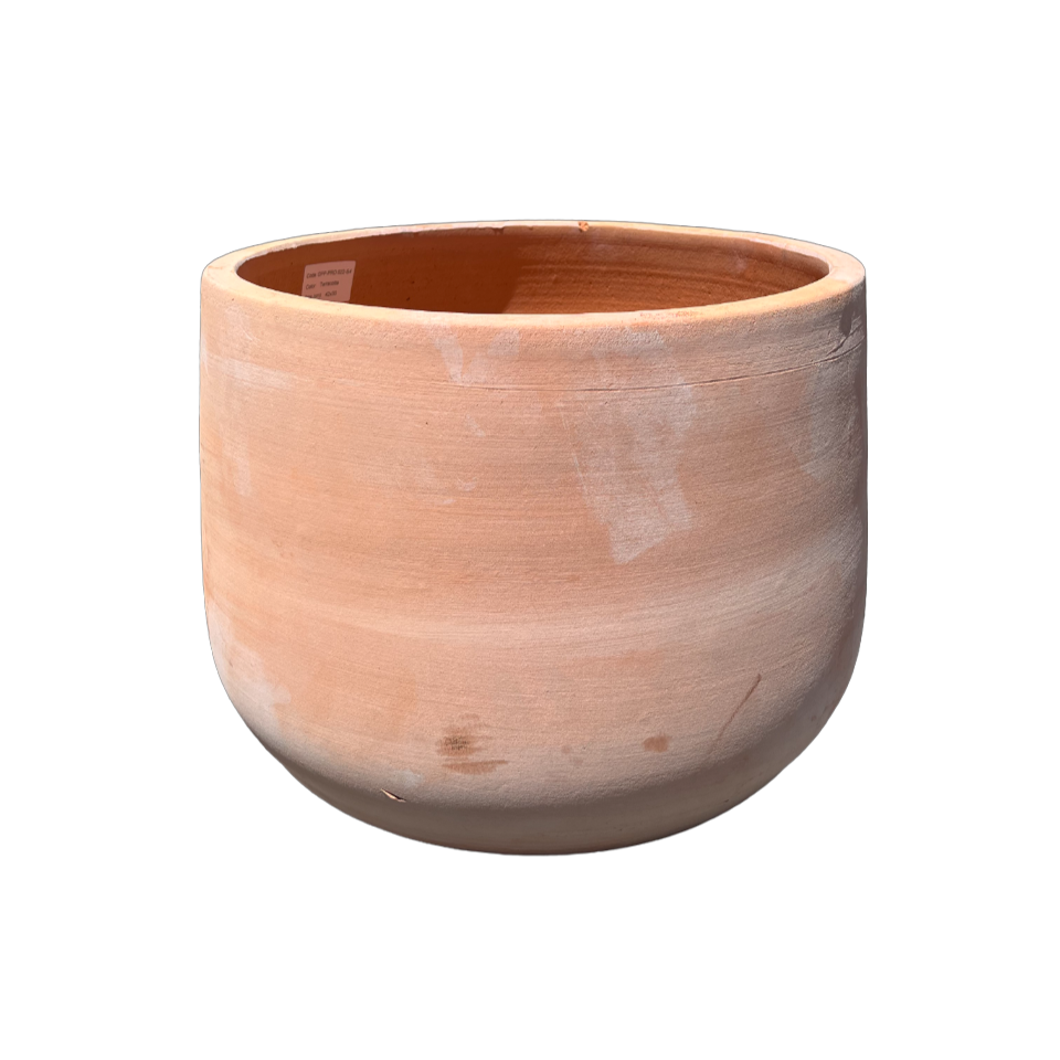 Terracotta Drum Pot