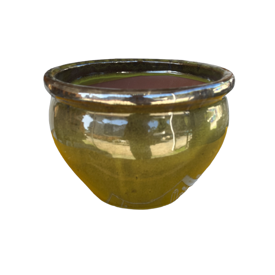 Glazed Flower Pot