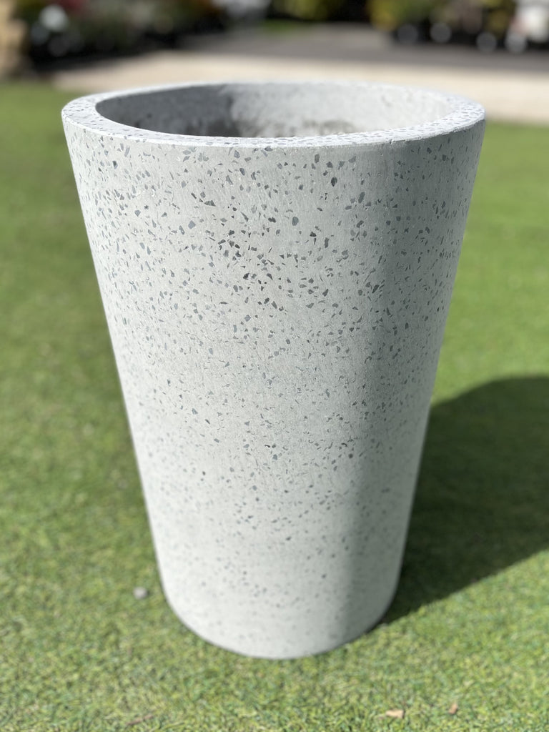 GRC Crucible Pot - Grey Terrazzo