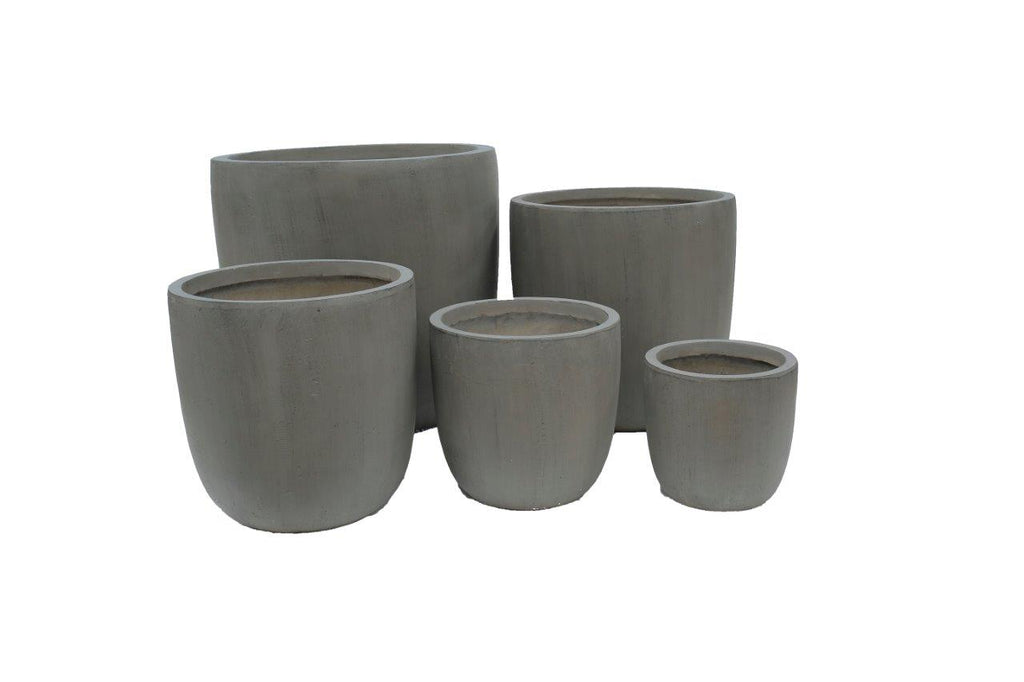 Fiber Stone Egg Pot Cement