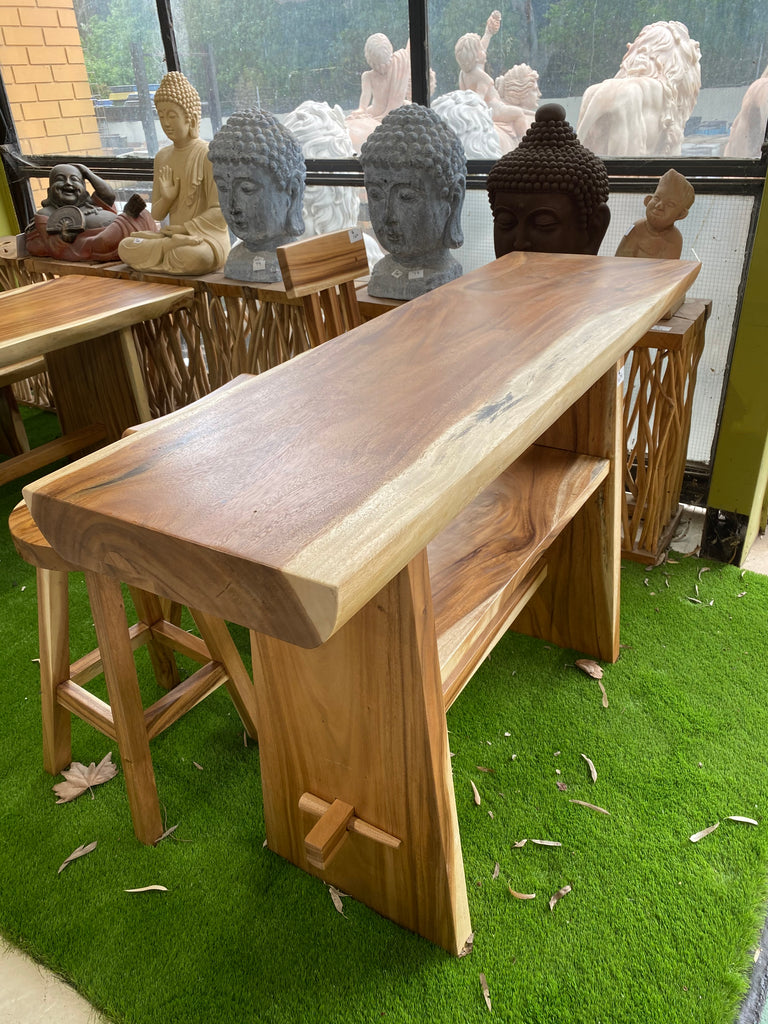 Bar Table with Shelf