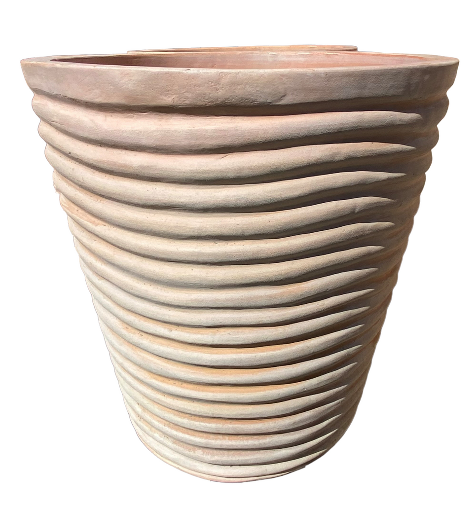 Terracotta Groove Crucible Pot