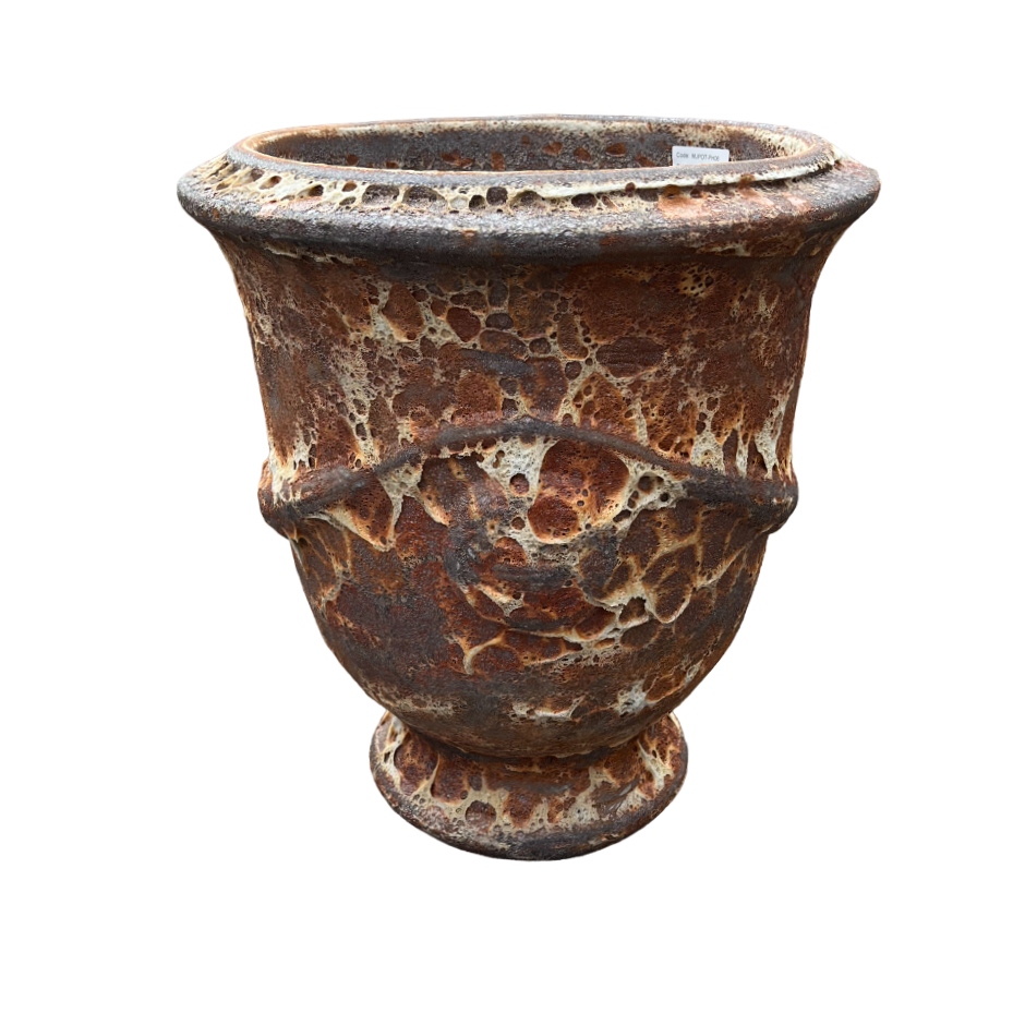 Oceanic French Planter - Bubble Rust