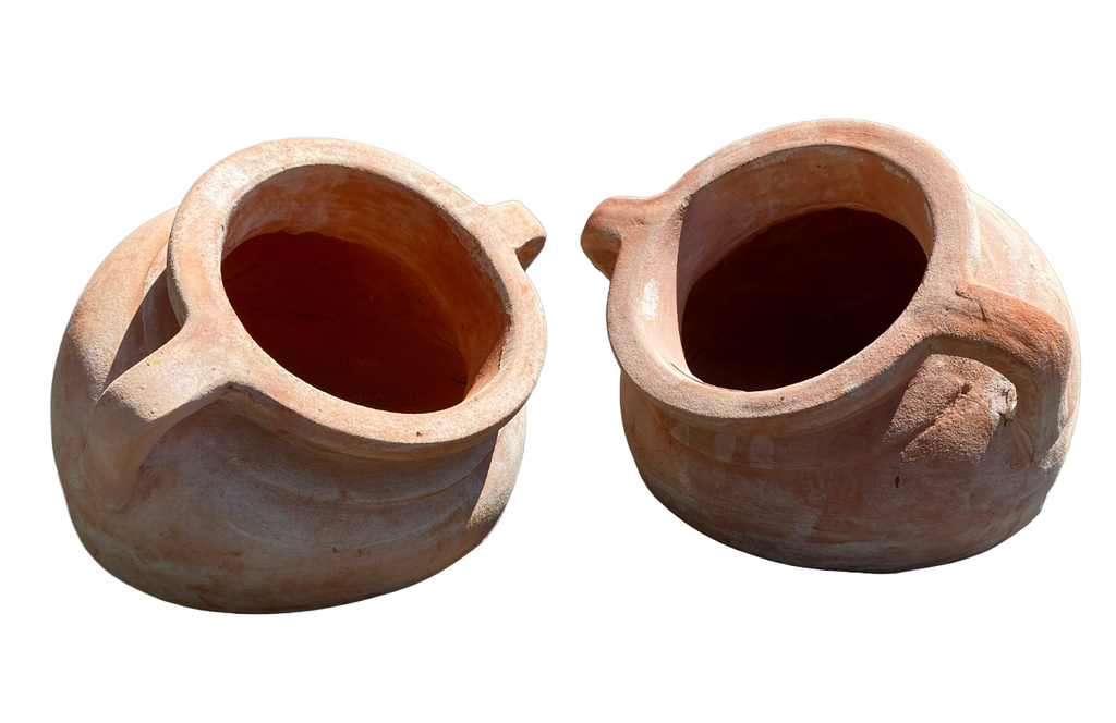 Terracotta Vase Half Cut (Small)