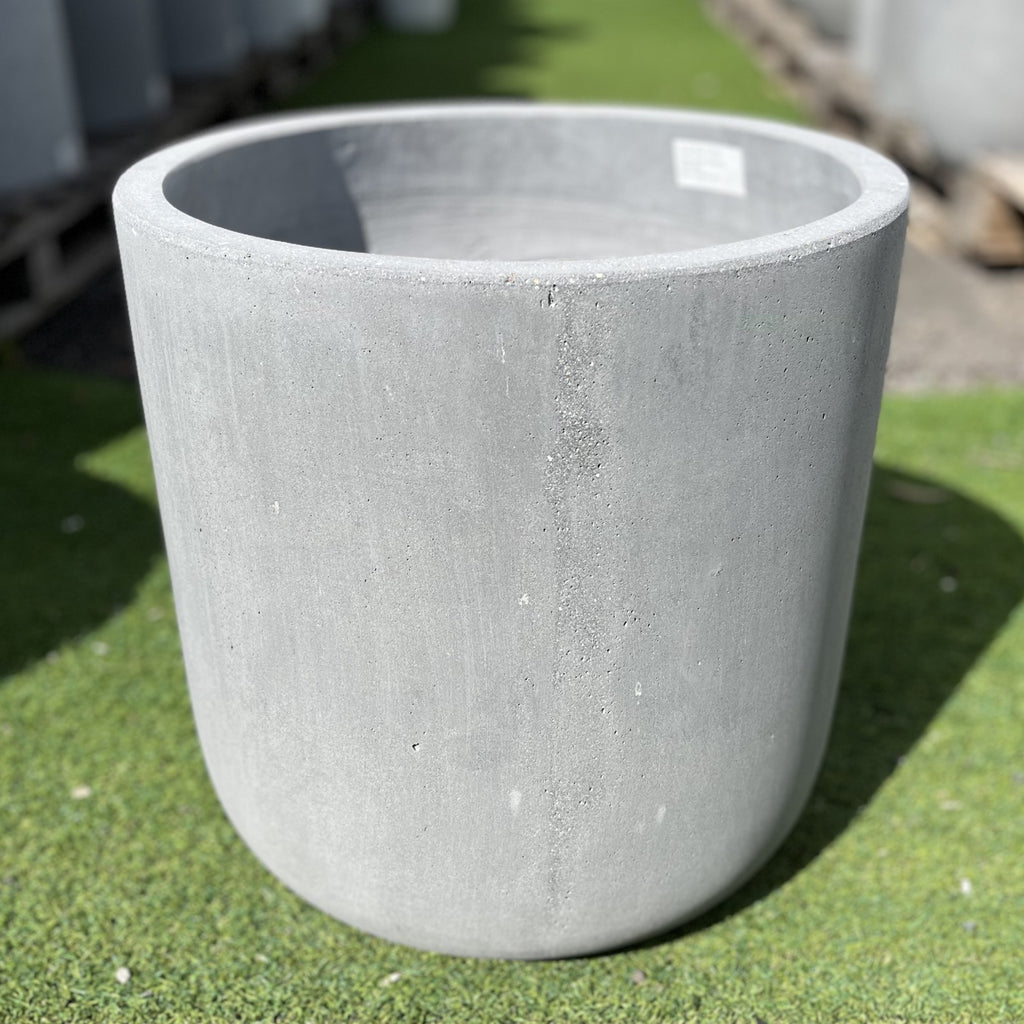 GRC Straight Up Pot - Dark Natural Concrete
