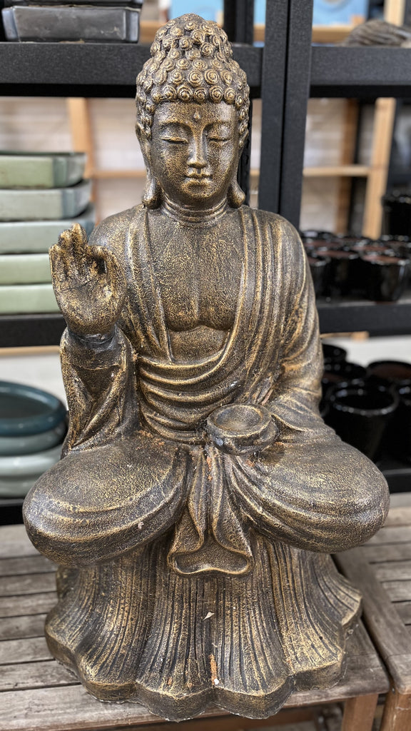 Sitting Buddha Lotus Candle